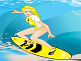 Cool Surfing Girl